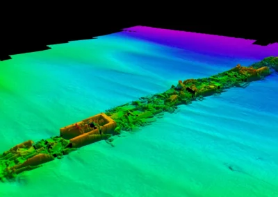 Visualisation bathymétrique pour repérage subaquatique